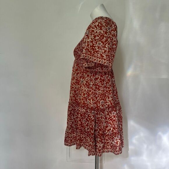 Angie Smocked Fit and Flare top - Picture 6 of 8